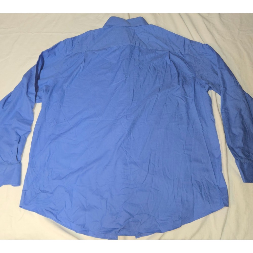 Merona "The Ultimate Shirt" Men's XXL Blue Long Sleeve Button Down 18-18 1/2 - Picture 16 of 16